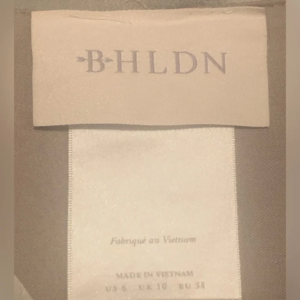 BHLDN Freya Satin Charmeuse Dress, Moss Green - Picture 6 of 7